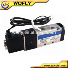 high quality stainless steel 5/2 way 5/3way air pneumatic solenoid valve 4v310-10 with cable